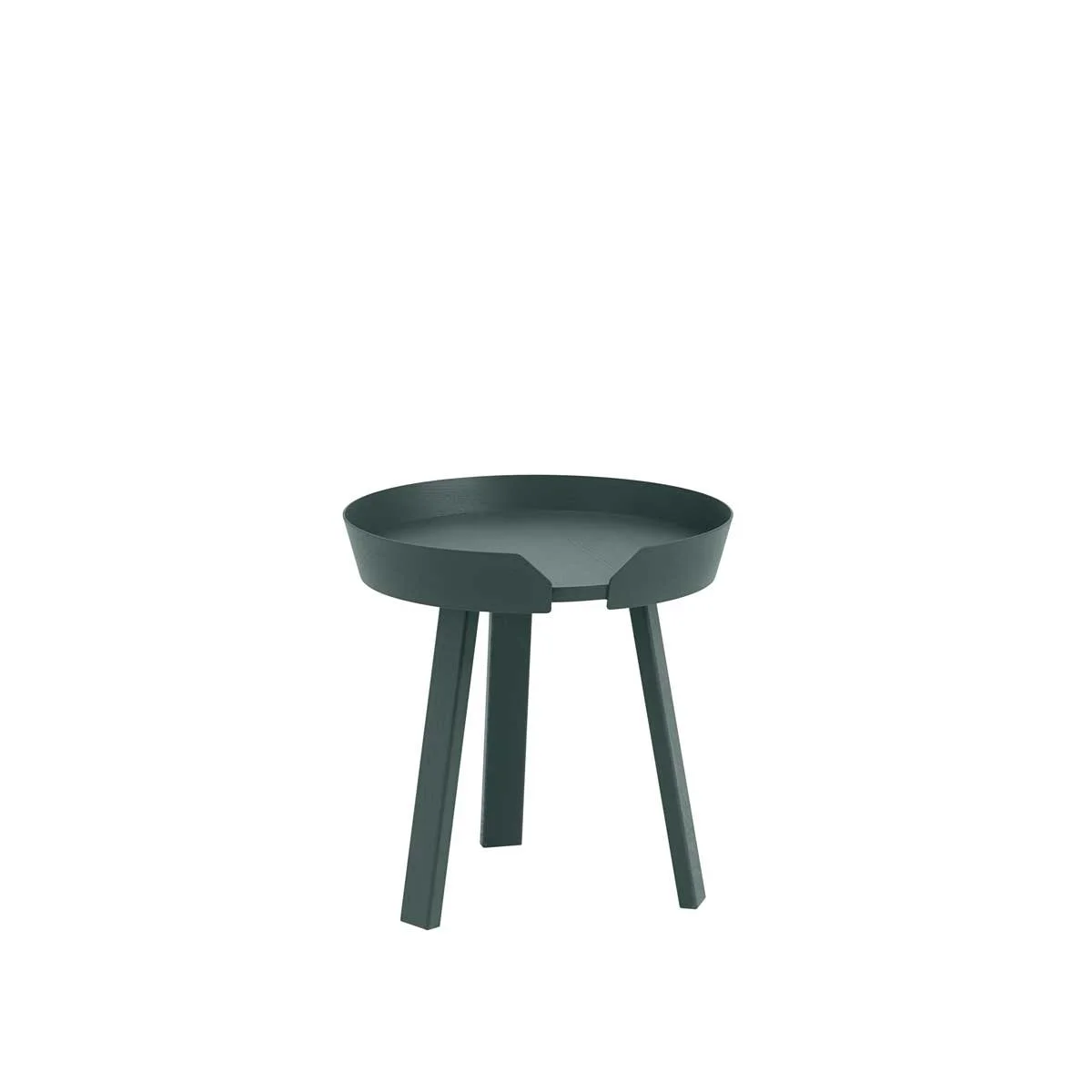 Muuto Around Side Table in Dark Green