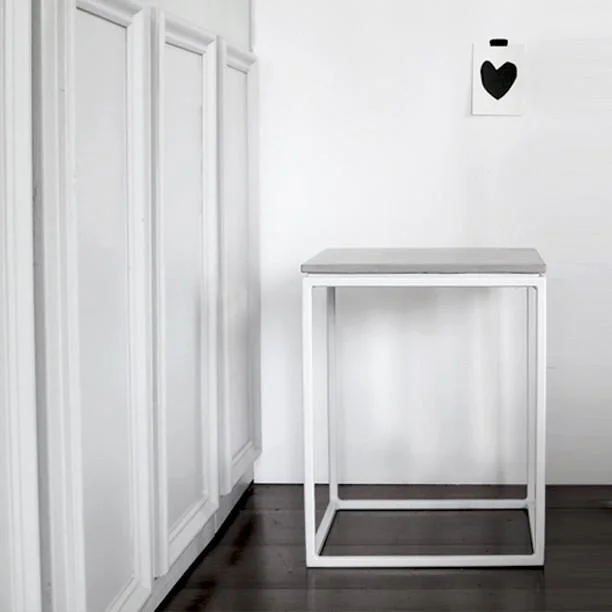 Soho Side Table with Flat Top by SLABSbyDesign.