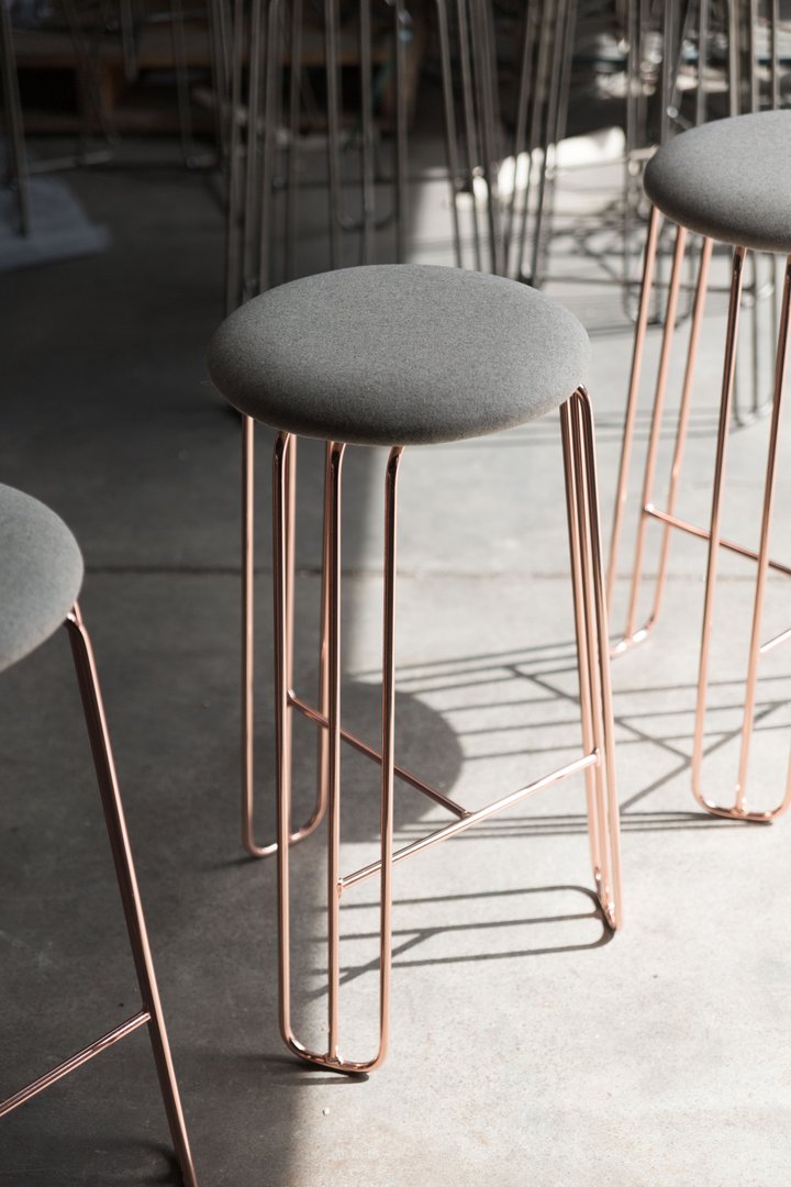 Miko Designs designer furniture - NS700 Stool by Hunt Furniture.