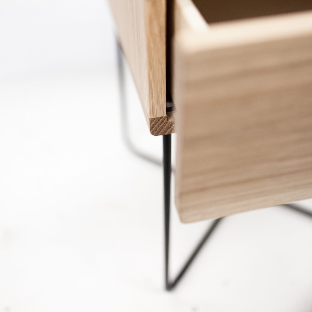 Miko Designs designer furniture - ST500 Bedside Table by Hunt Furniture.