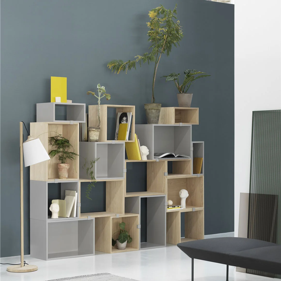 Miko Designs' Designer Furniture - Stacked Storage System by Muuto