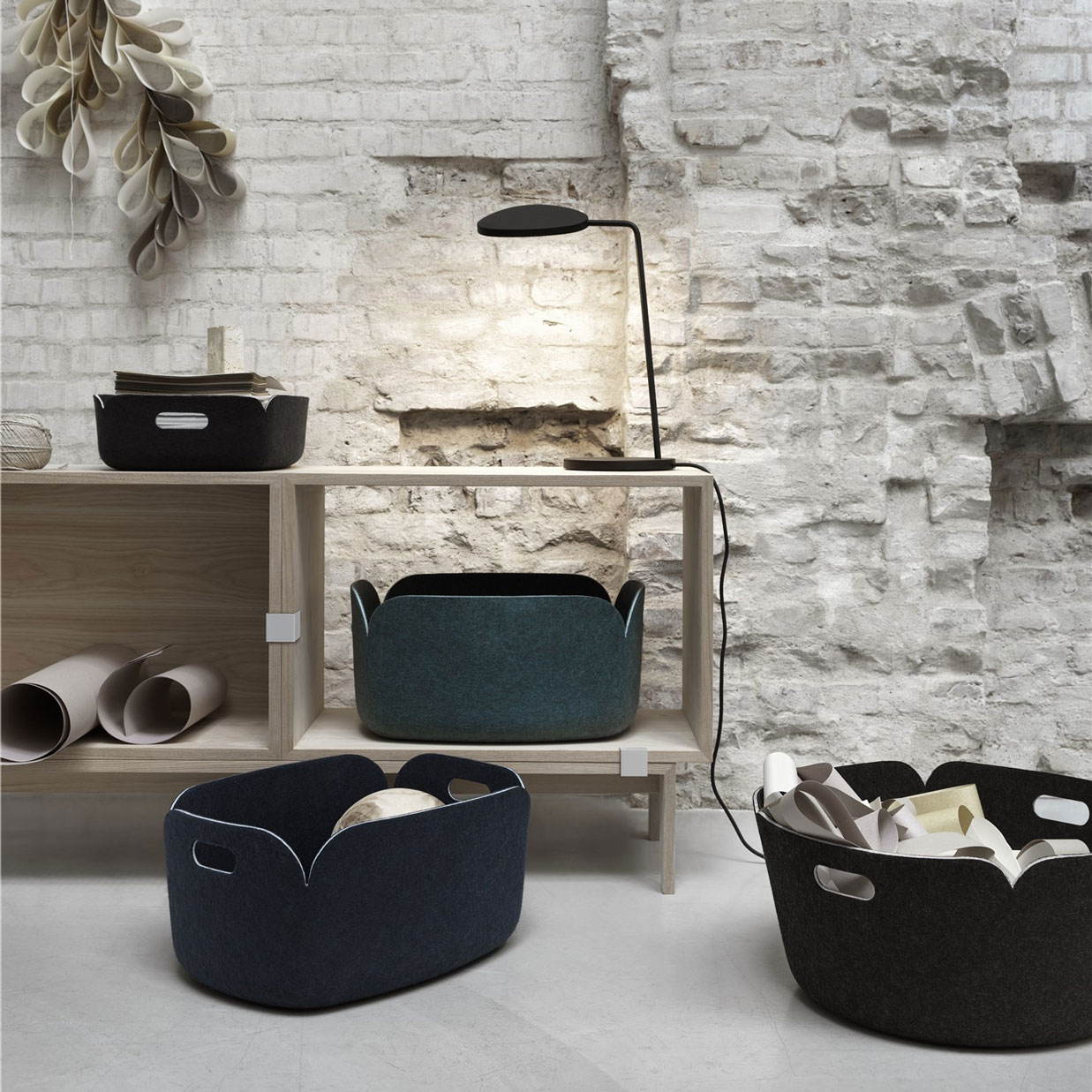 Miko Designs' Designer Furniture - Stacked Storage System by Muuto