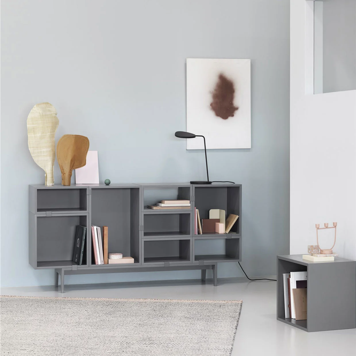 Miko Designs' Designer Furniture - Stacked Storage System by Muuto