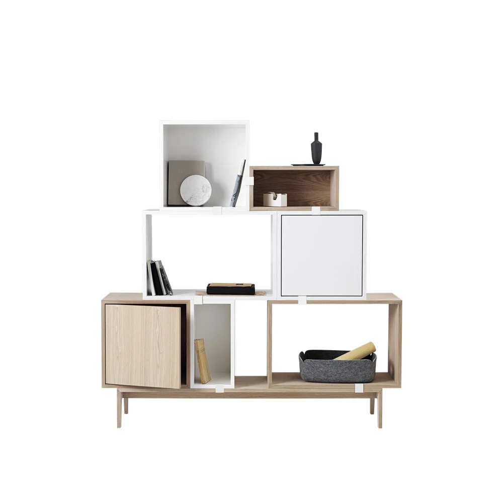 Miko Designs' Designer Furniture - Stacked Storage System by Muuto