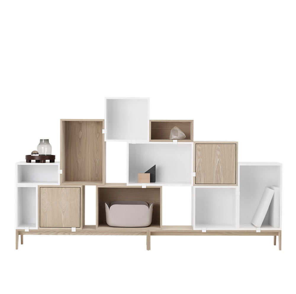 Miko Designs' Designer Furniture - Stacked Storage System by Muuto