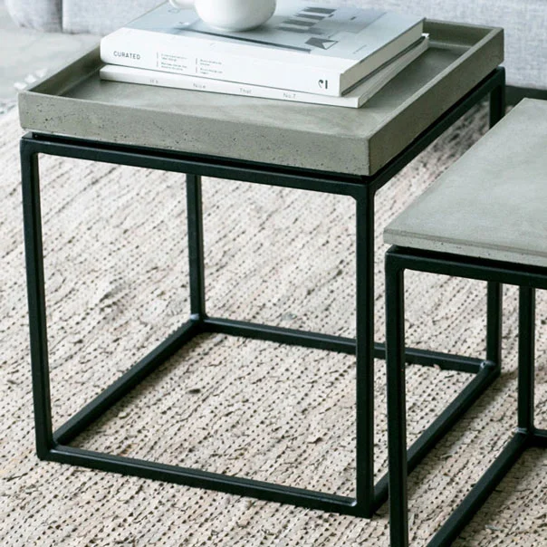 Soho Side Table With Tray Top Miko Designs