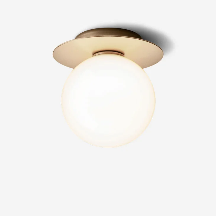 Miko Designs' Designer Lighting - Liila 1 Wall/Ceiling – Nordic Gold & Opal by Nuura.