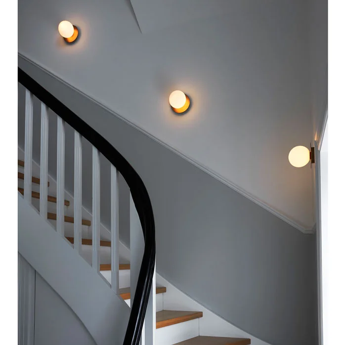 Miko Designs' Designer Lighting - Liila 1 Wall/Ceiling – Nordic Gold & Opal by Nuura.