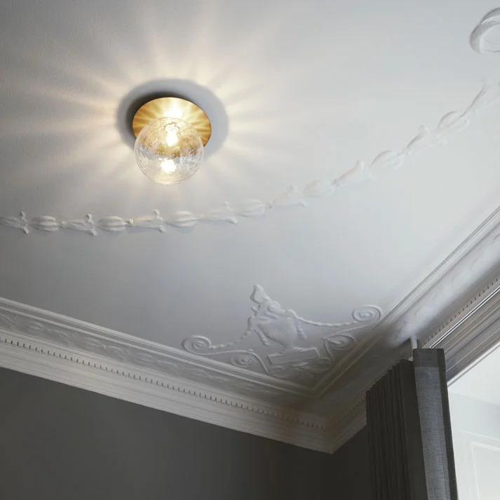 Miko Designs' Designer Lighting - Liila 1 Wall/Ceiling – Nordic Gold & Optic by Nuura.