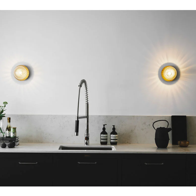 Miko Designs' Designer Lighting - Liila 1 Wall/Ceiling – Nordic Gold & Optic by Nuura.