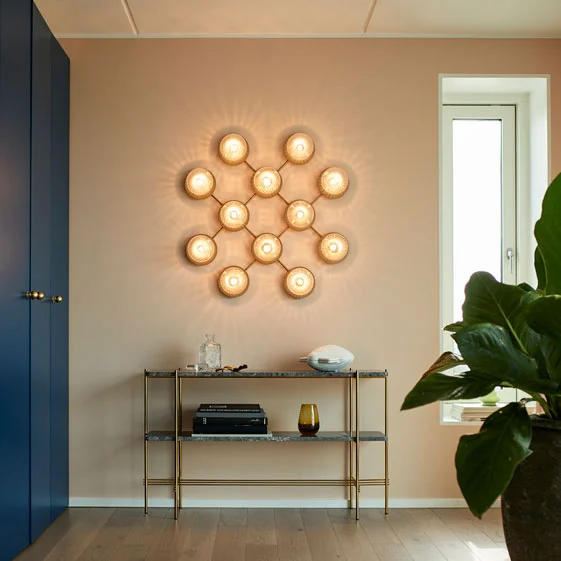 Miko Designs' Designer Lighting - Liila 12 Nordic Gold & Optic by Nuura.