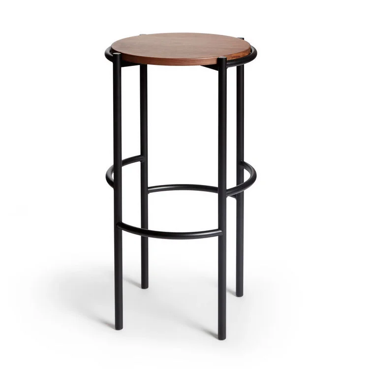 Miko Designs' Designer Furniture - High Stool in American Walnut by Fomu