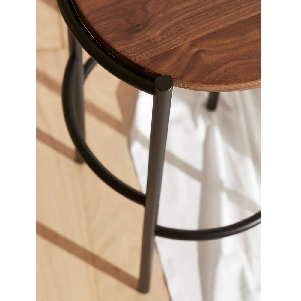 Miko Designs' Designer Furniture - High Stool in American Walnut by Fomu