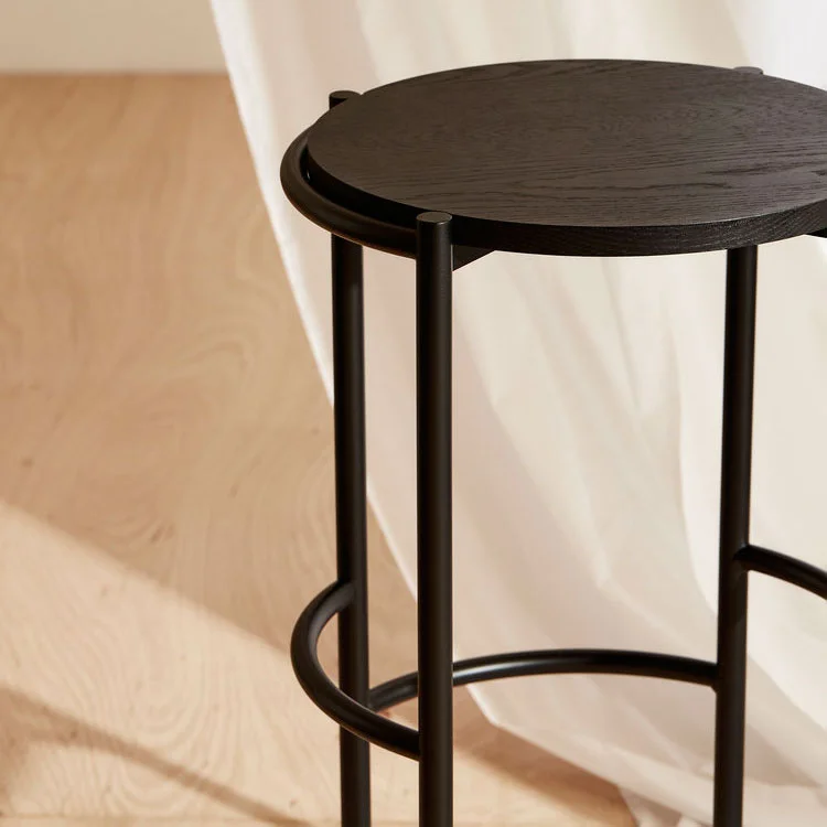 Miko Designs' Designer Furniture - High Stool in Black American Oak by Fomu