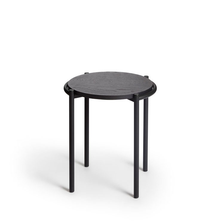 Miko Designs' Designer Furniture - Low Stool in Black American Oak by Fomu