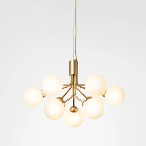 Apiales 9 Brushed Brass