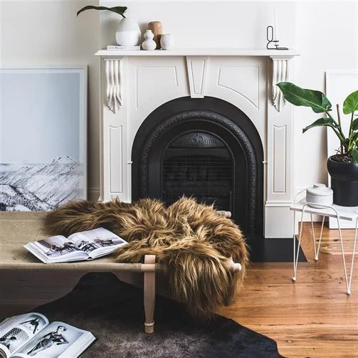 Icelandic Sheepskin Rug – Copper Caramel Tips