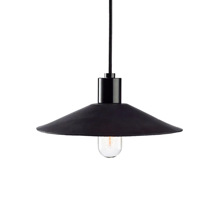 Miko Designs' Designer Lighting - Hide Luxe Leather Pendant Light by Nightworks Studio