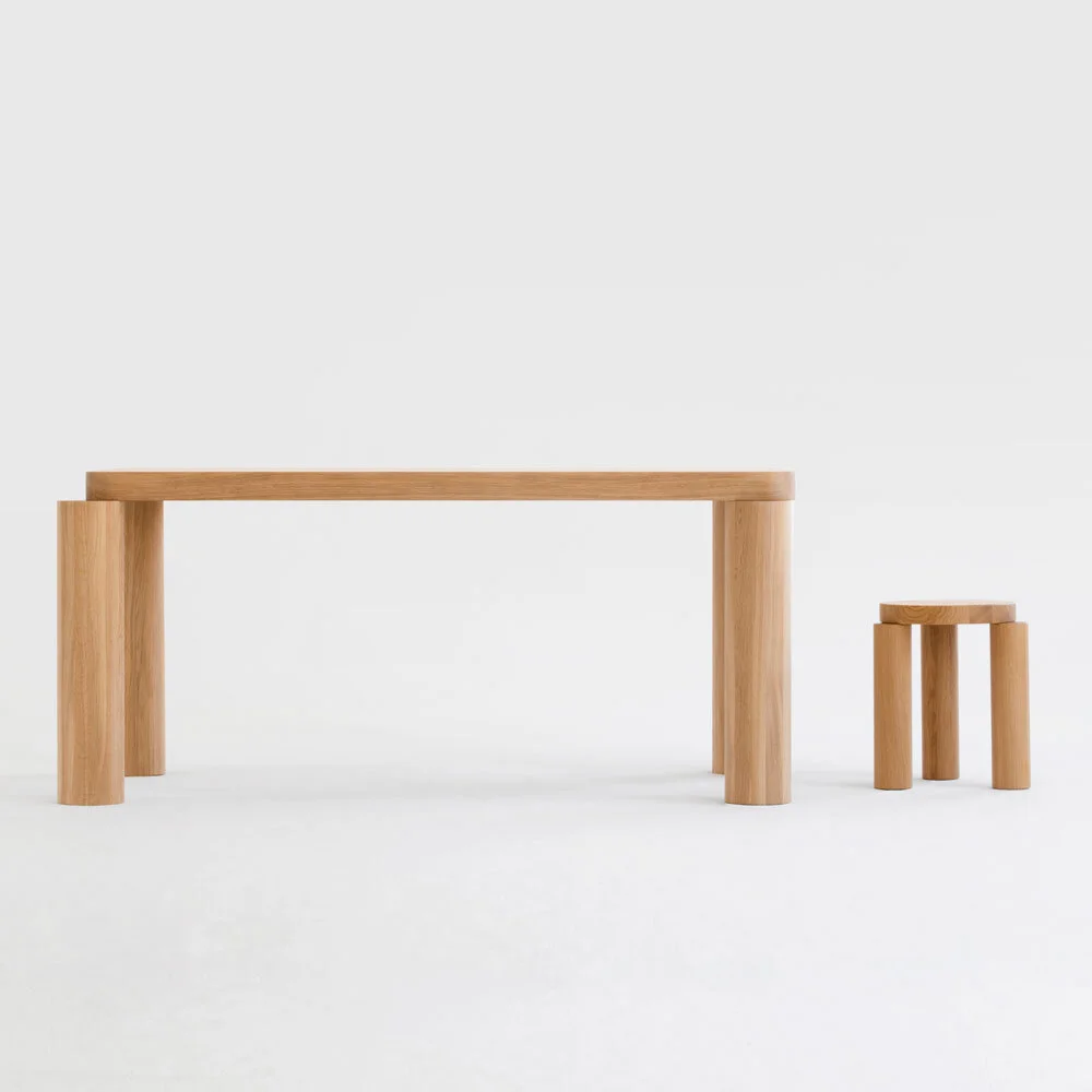 Offset Dining Table