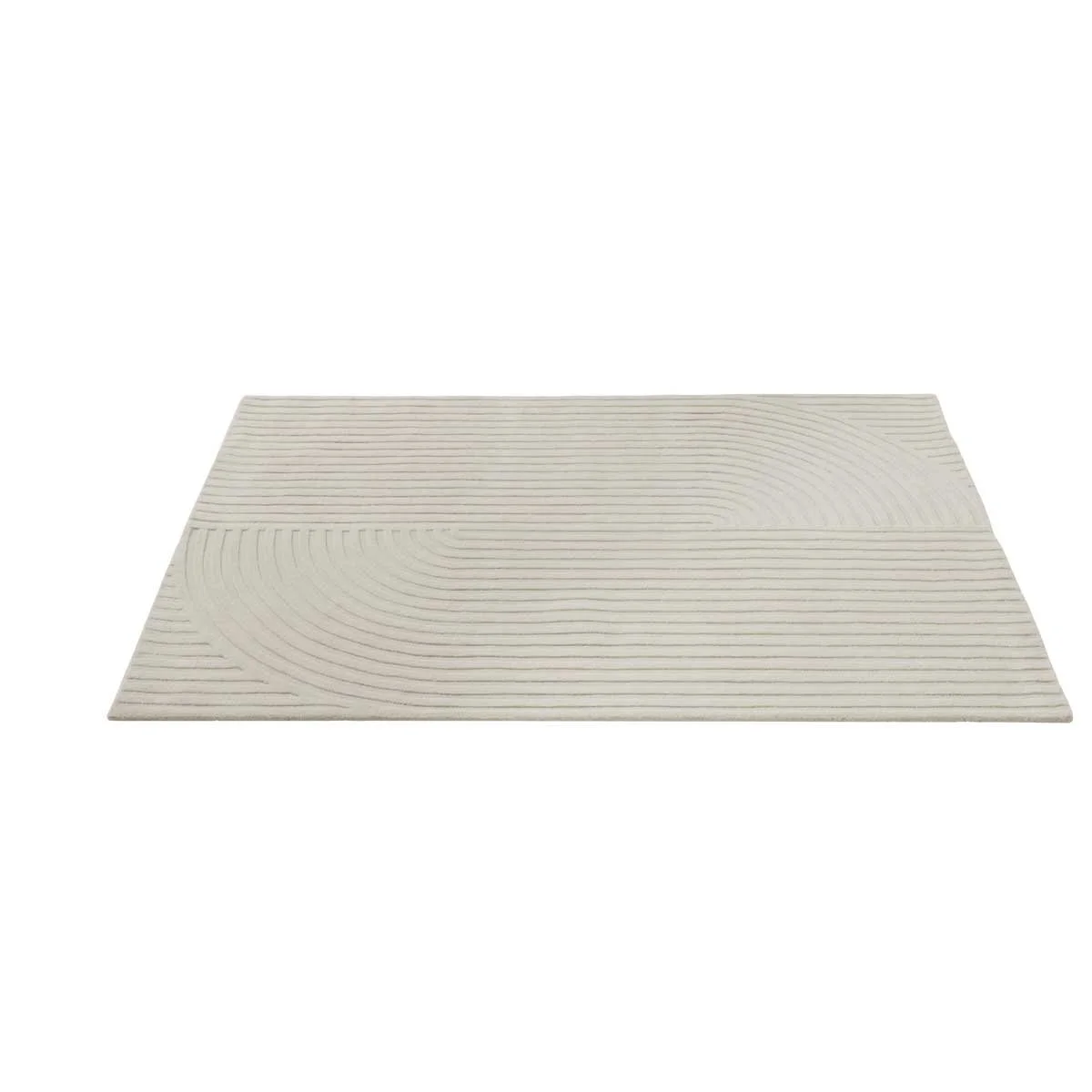 Muuto Relevo Quattro Rug in colour Off-White