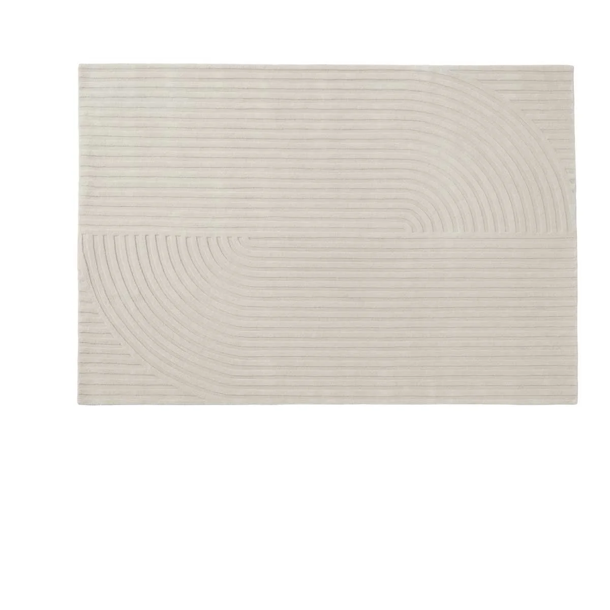 Muuto Relevo Quattro Rug in colour Off-White