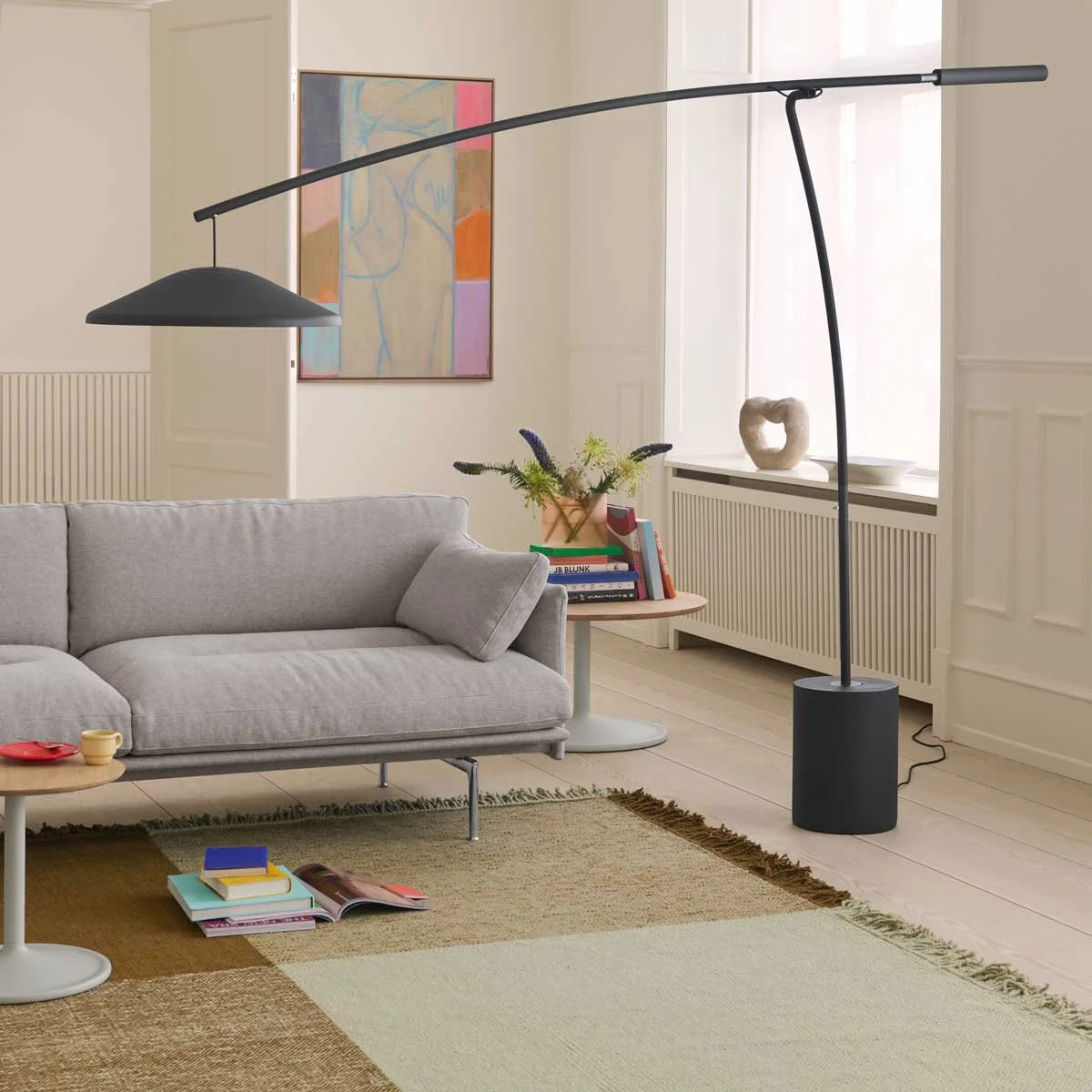 Muuto Verso Rug in colour Pale Green / Warm Brown
