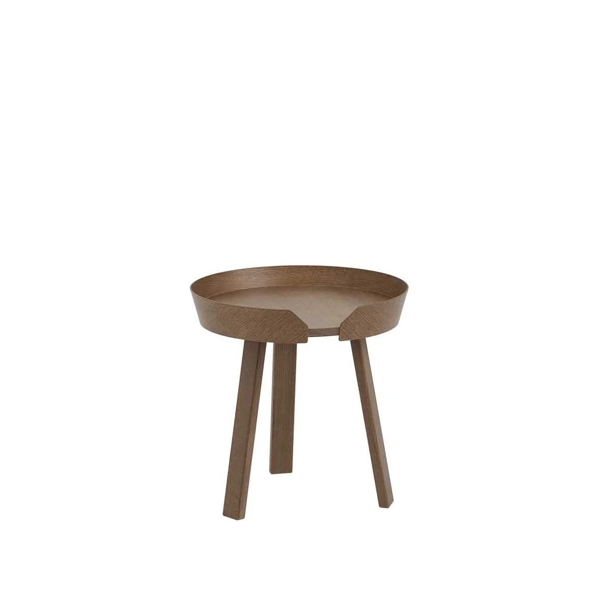 Muuto Around Side Table in Stained Dark Brown