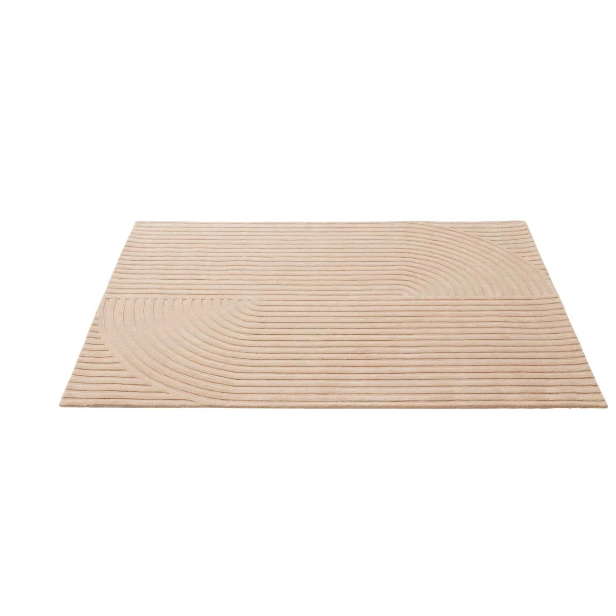 Muuto Relevo Quattro Rug in colour Light Rose