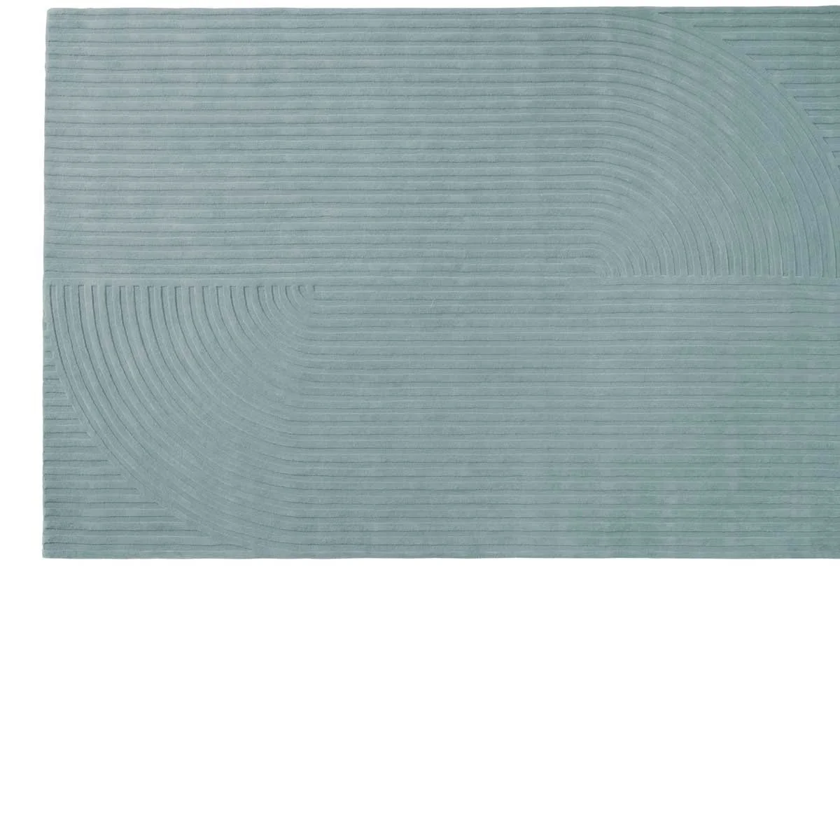 Muuto Relevo Quattro Rug in colour Sage Green