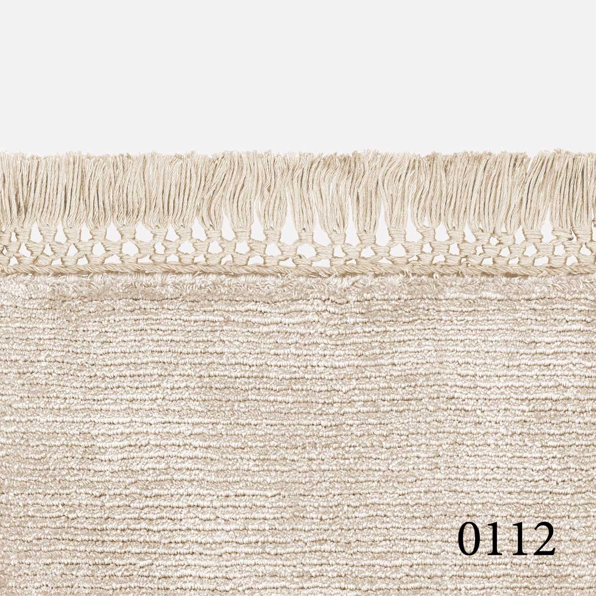 Kvadrat Loux Line Fringes Rug in colour 0112