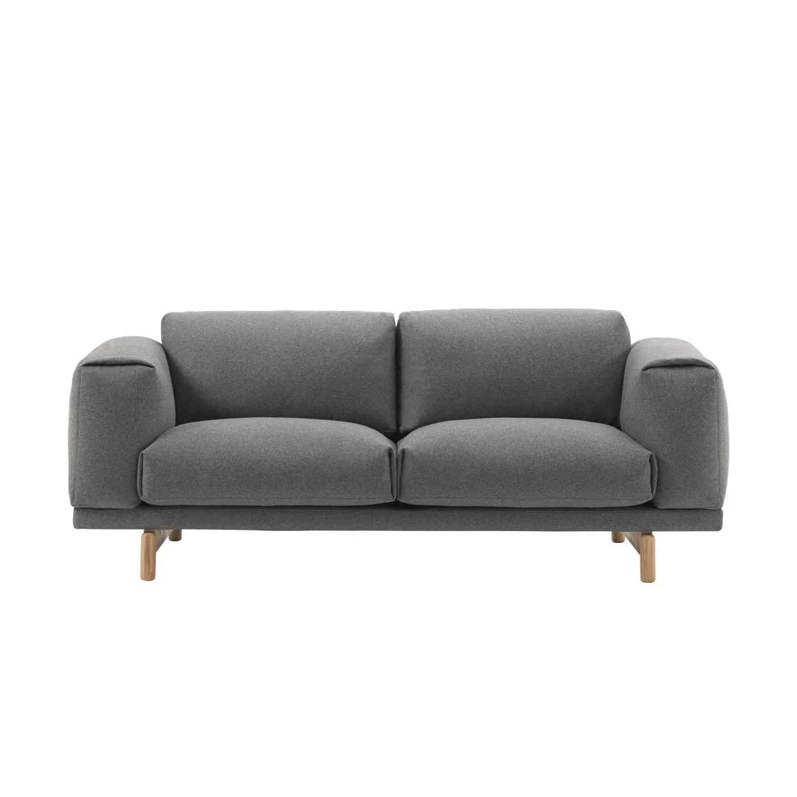 Rest 2-Seater Sofa with Wood Base by Muuto – Miko Designs (Copy)
