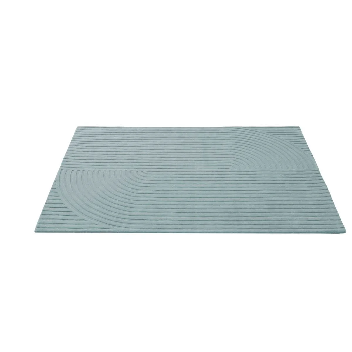 Muuto Relevo Quattro Rug in colour Sage Green