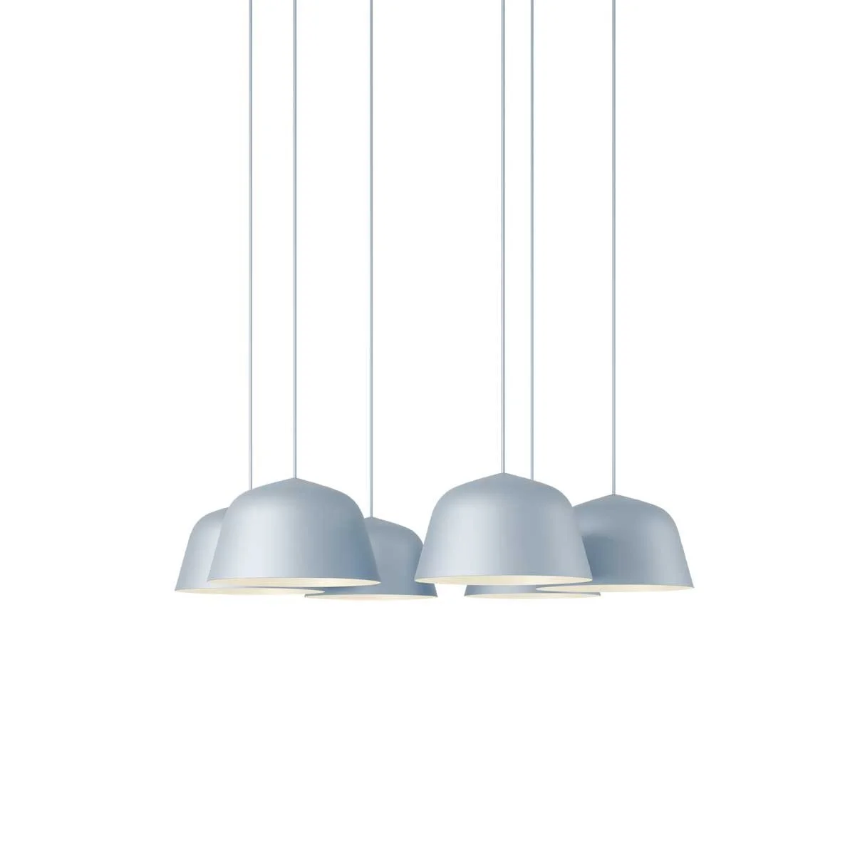 Ambit Pendant Cluster in Light Blue by Muuto –Miko Designs