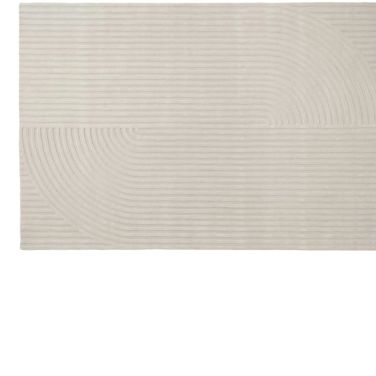Muuto Relevo Quattro Rug in colour Off-White