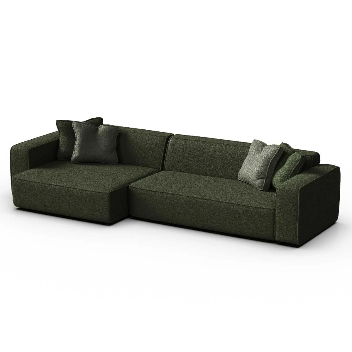 Relaxed and inviting, the Play Modular Sofa features deep cushions and flexible modules, making it ideal for family homes, informal living spaces and casual settings.