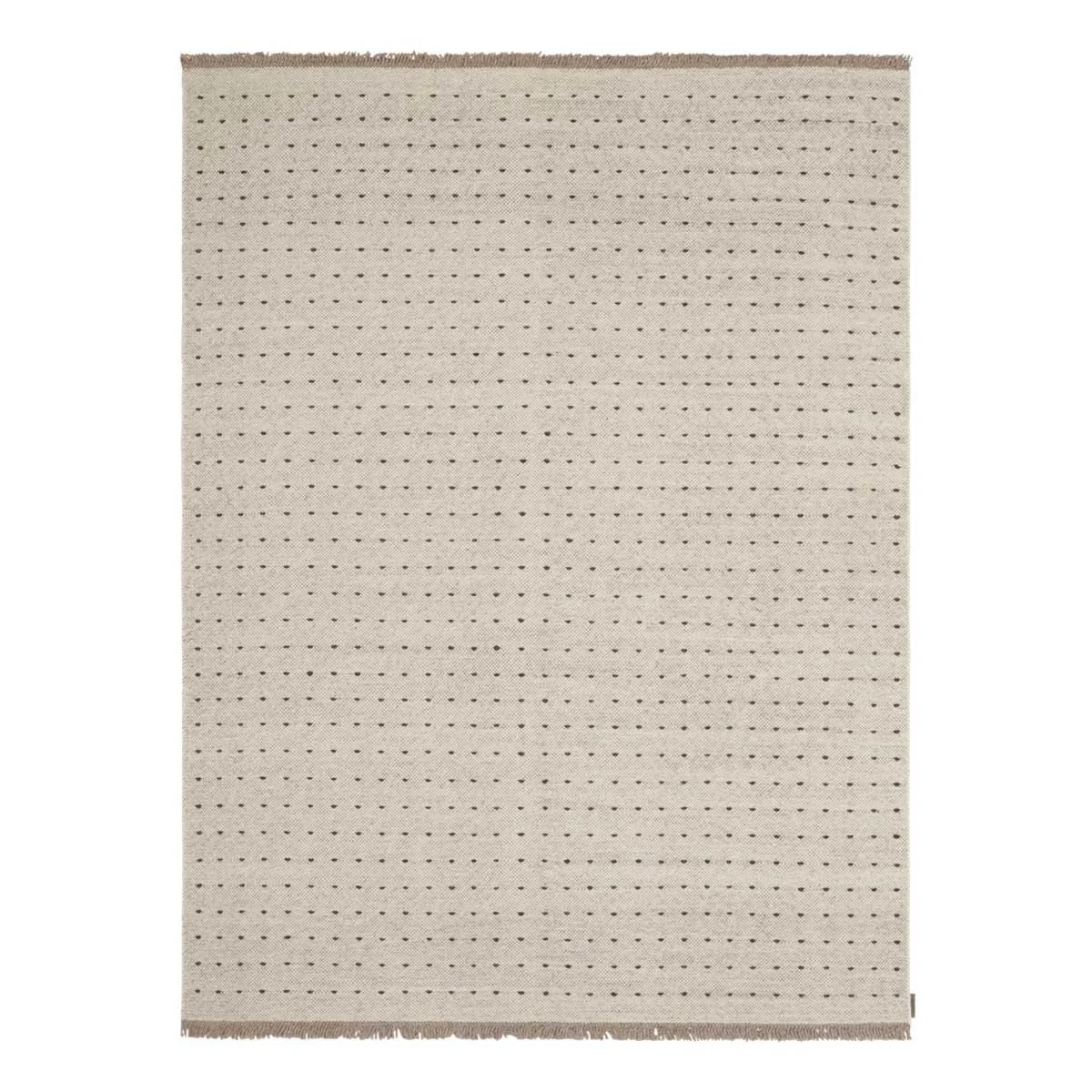 Yield Dot Naturally Coloured Fringes Rug In Stock | Kvadrat | 10 Day Delivery