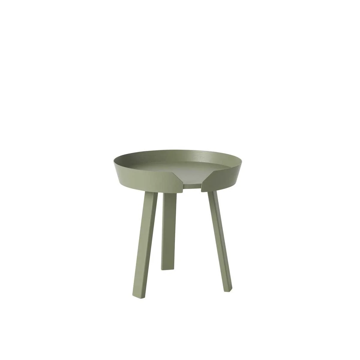 Muuto Around Side Table in Dusty Green