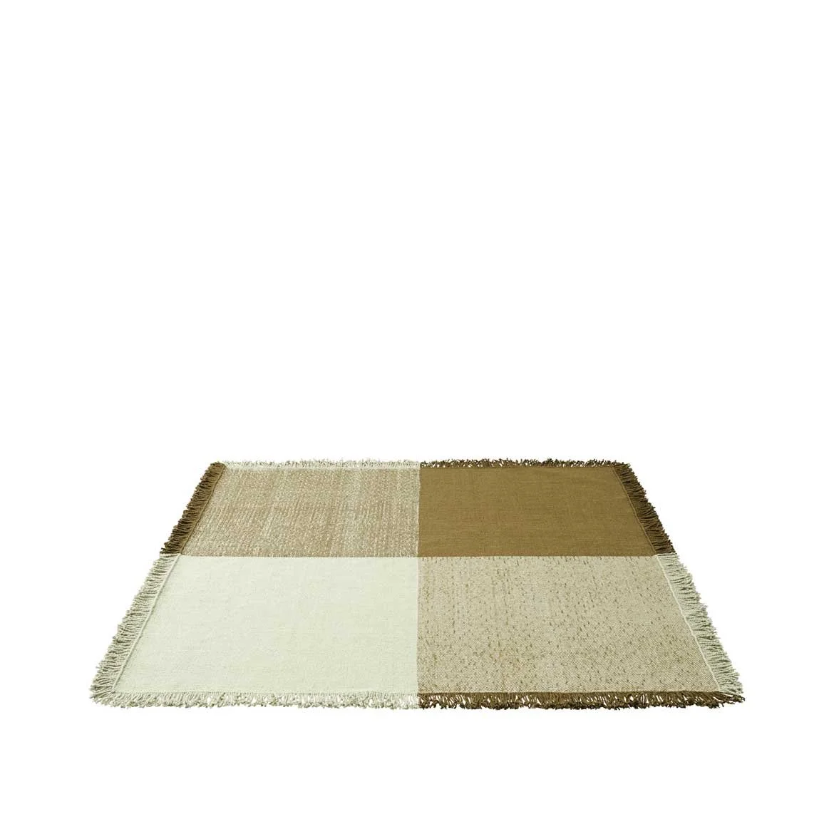 Muuto Verso Rug in colour Pale Green / Warm Brown