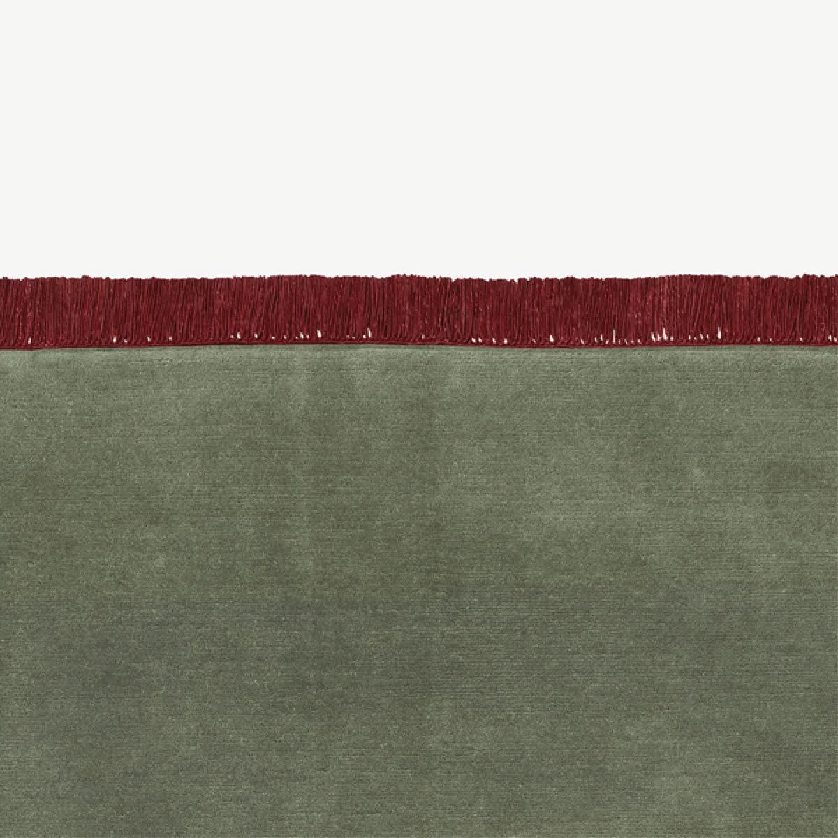 Zenit Cross Coloured Fringes Rug