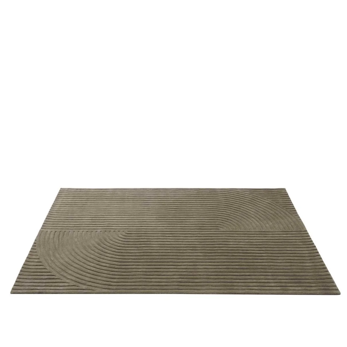 Muuto Relevo Quattro Rug in colour Taupe