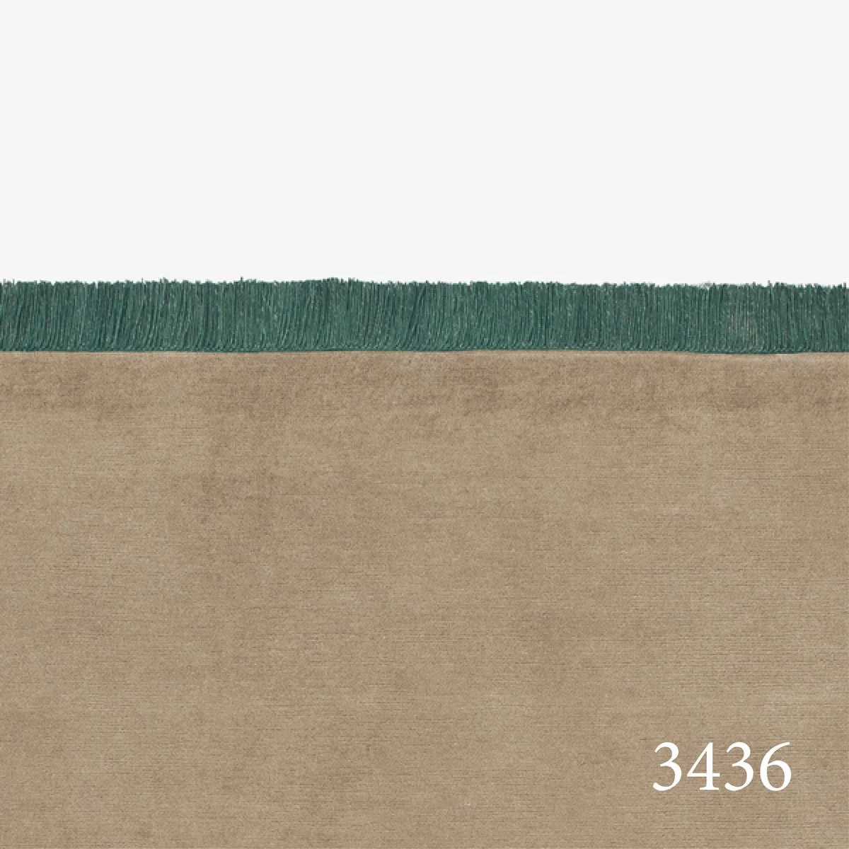 Zenit Cross Coloured Fringes Rug by Kvadrat – Miko Designs