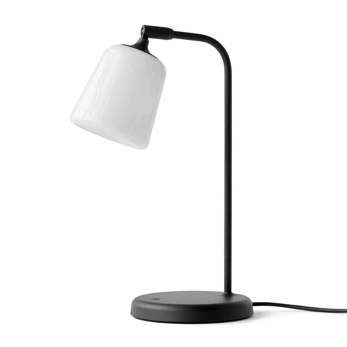 Material Table Lamp by New Works in Opal Glass