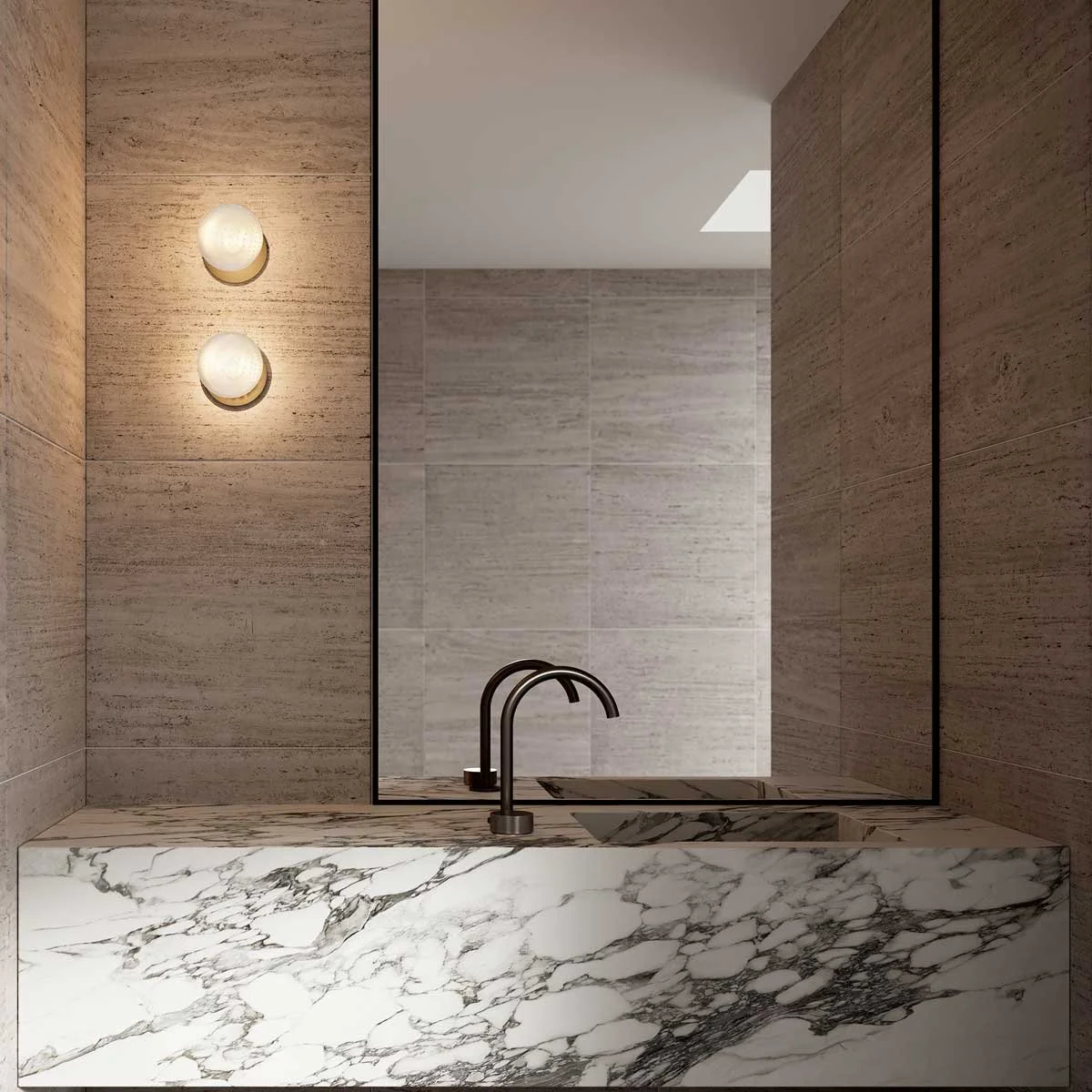 Sora Frosted Wall Light by SOKTAS – Miko Designs