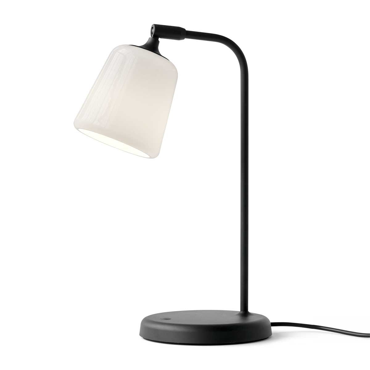 Material Table Lamp by New Works in Opal Glass