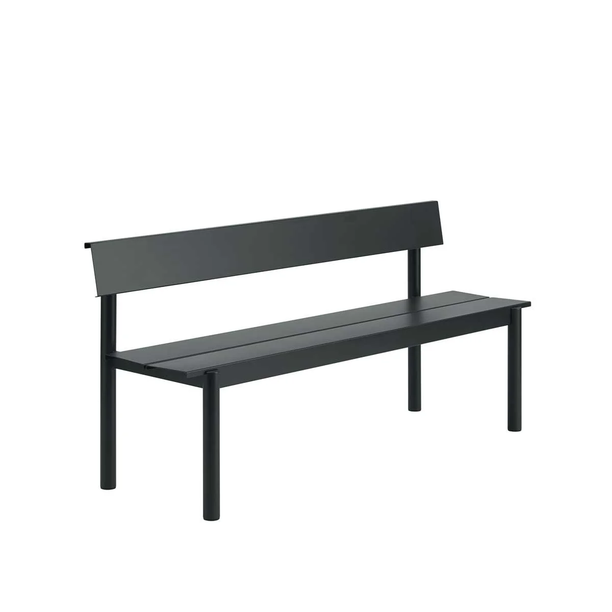 Miko Designs' Designer Furniture - Linear Bench With Backrest by Muuto.