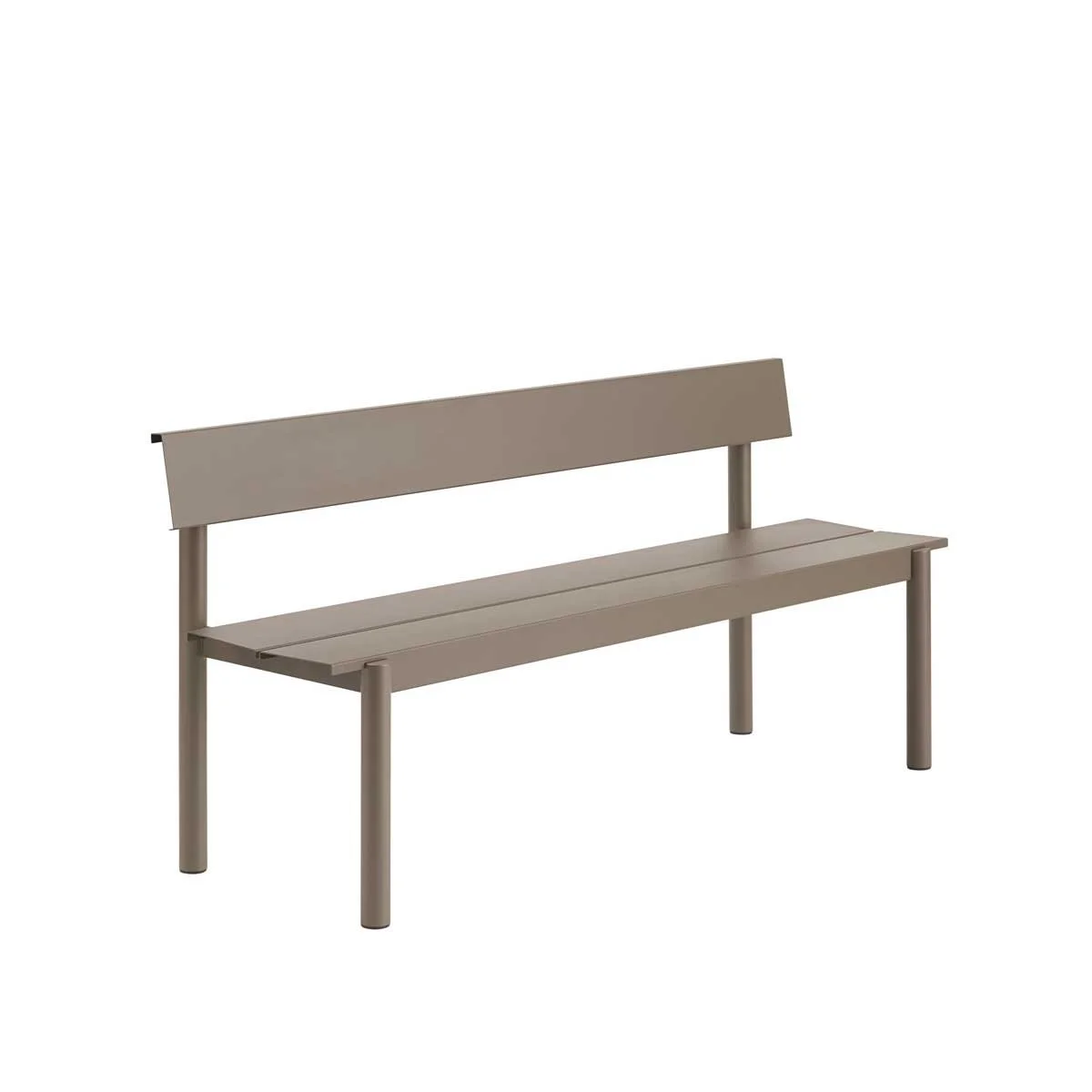 Miko Designs' Designer Furniture - Linear Bench With Backrest by Muuto.