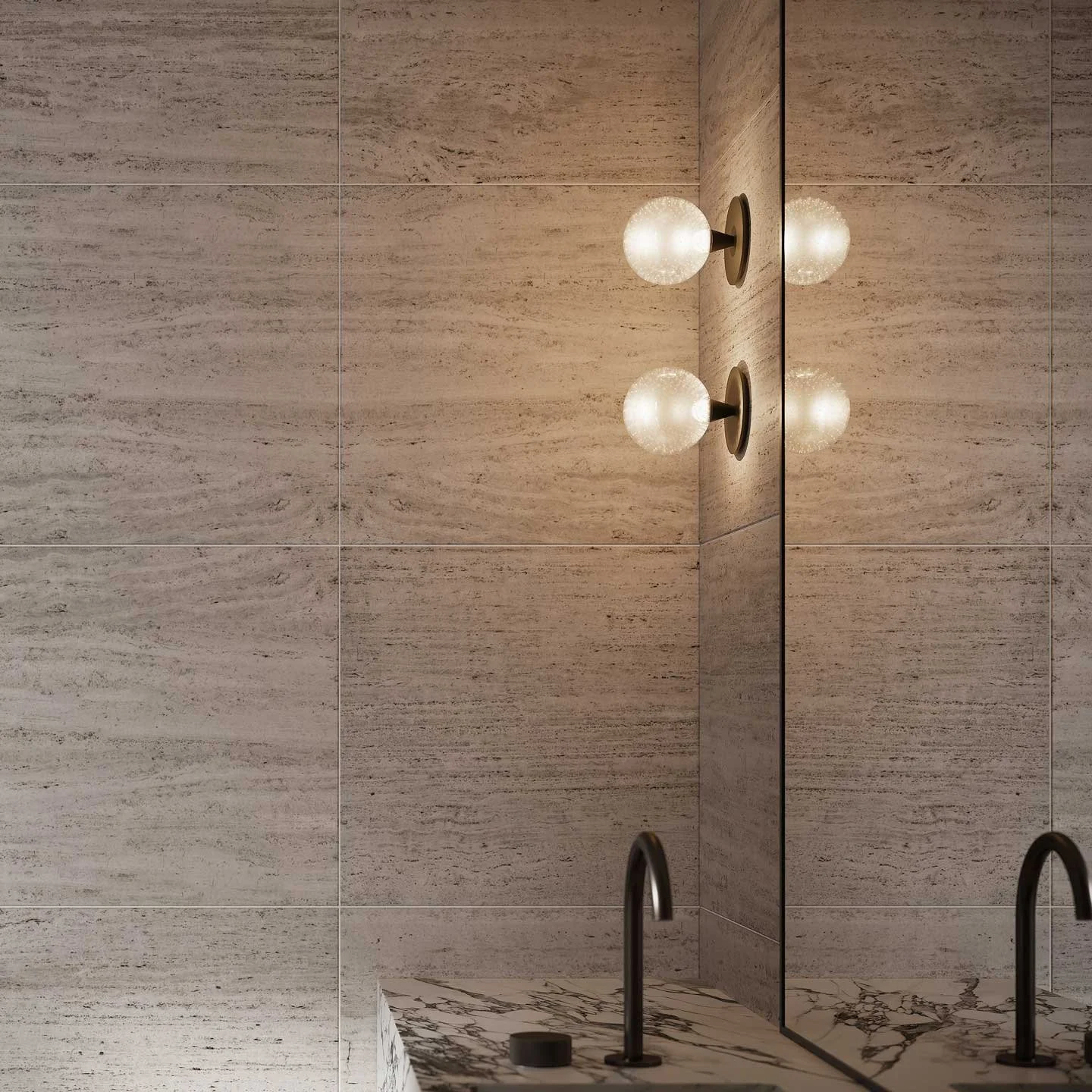 Sora Frosted Wall Light by SOKTAS – Miko Designs
