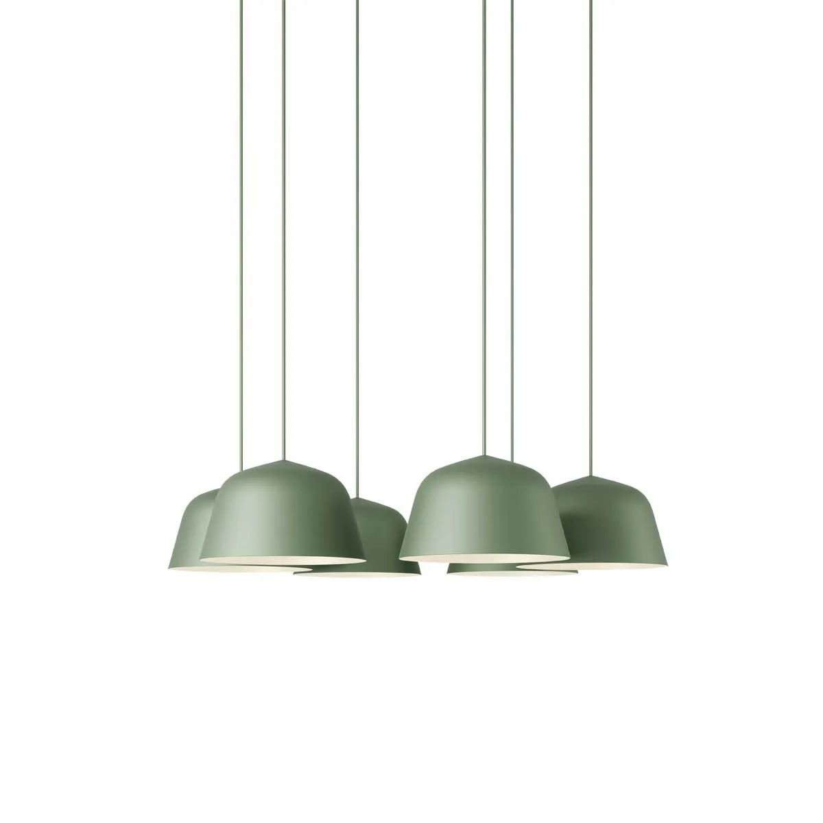 Ambit Pendant Cluster in Dusty Green by Muuto –Miko Designs