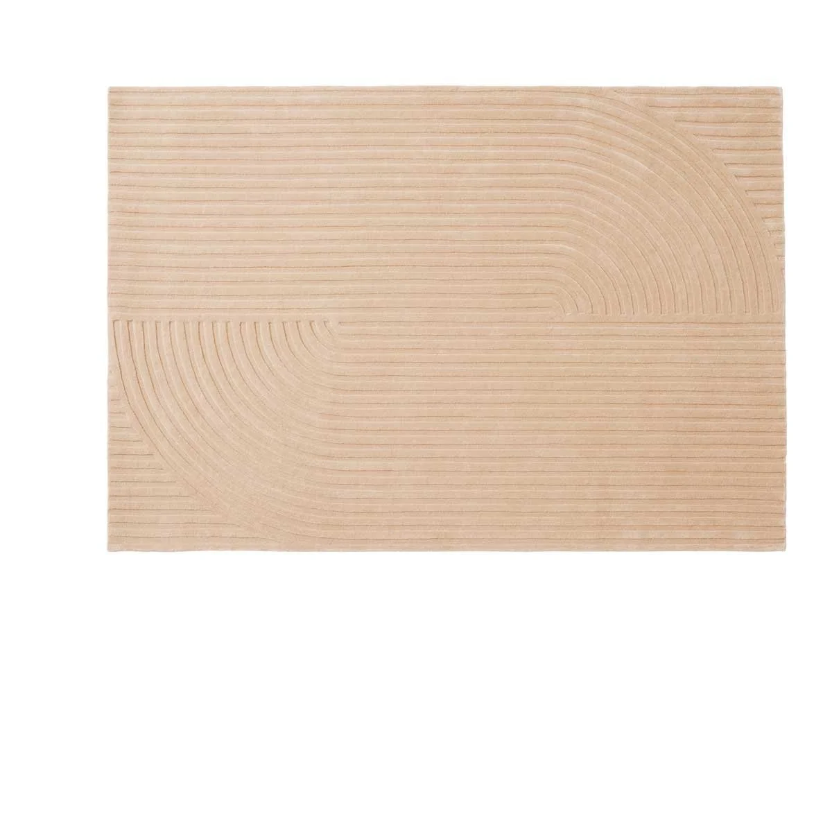 Muuto Relevo Quattro Rug in colour Light Rose