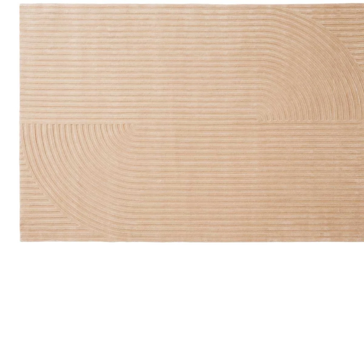 Muuto Relevo Quattro Rug in colour Light Rose
